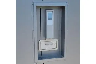 SafetyFirst sleutelautomaat model I voor inbouw in de gevel